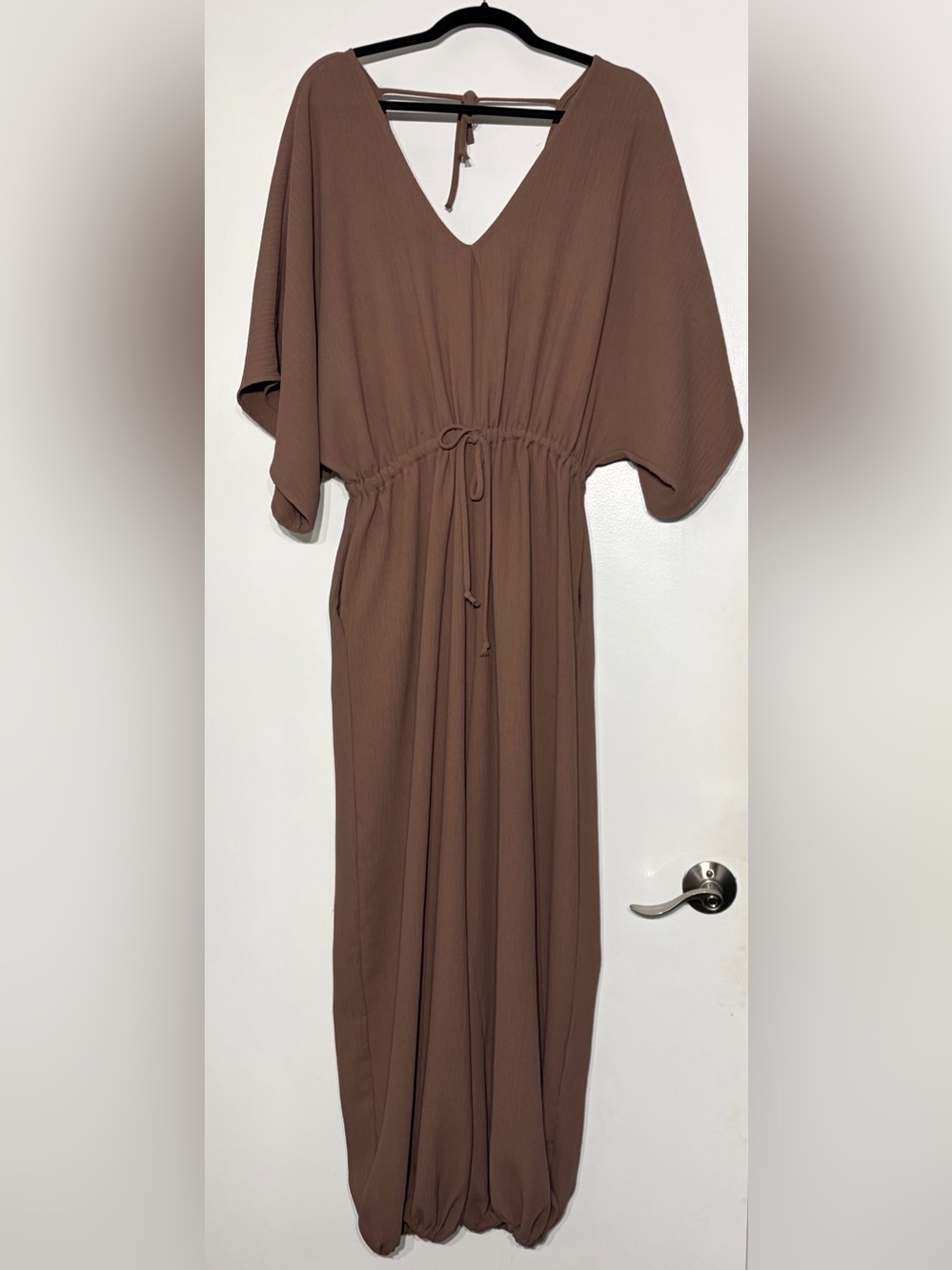 Three Bird Nest New Love Boho Jumpsuit Mocha Brown M